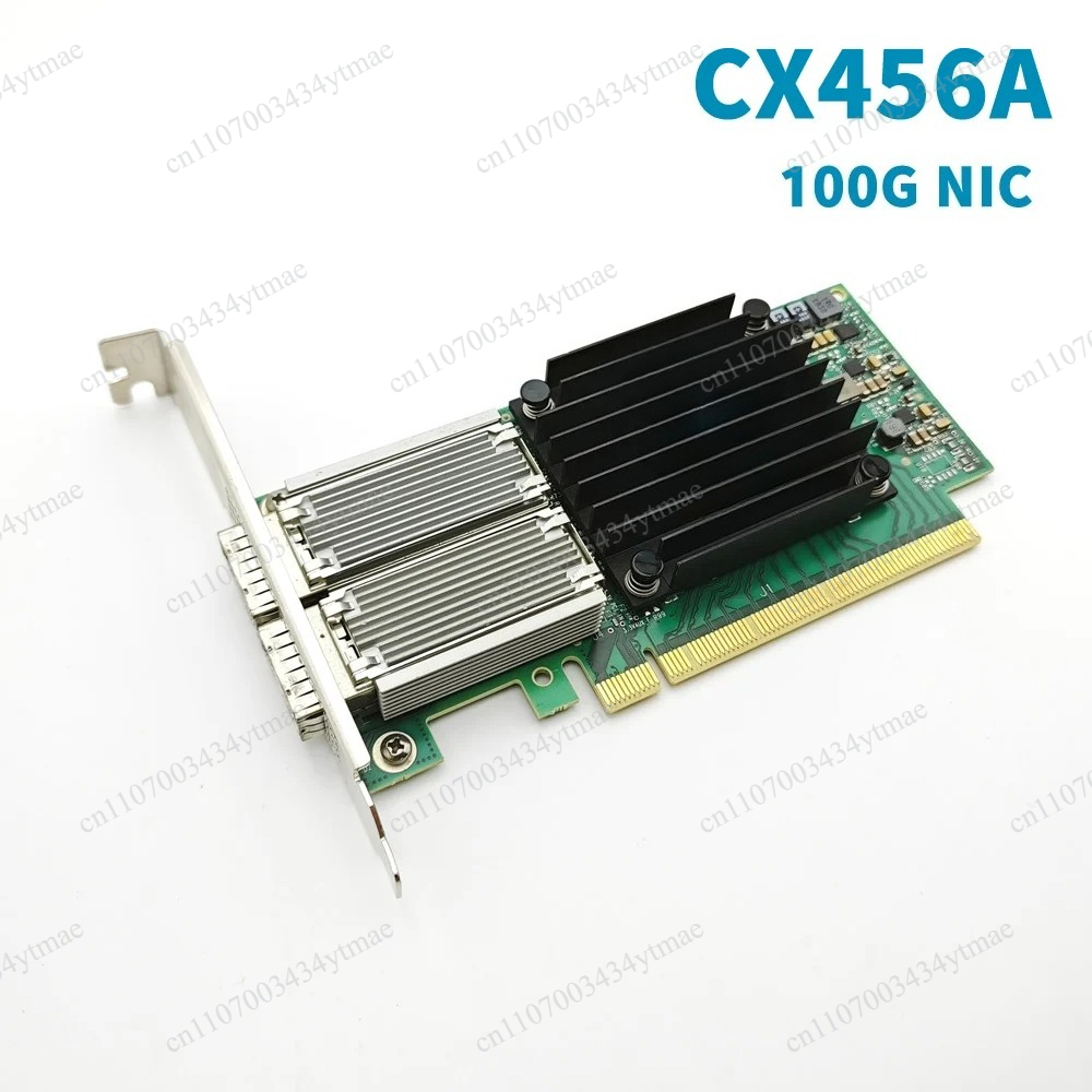 100Gbe Qsfp28 Network Card - การ์ดเครือข่าย MCX456A-ECAT CX456A 100GbE QSFP28 PCIe